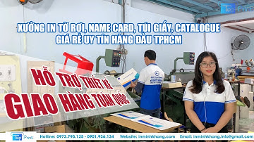 In Name Card, Tờ Rơi, Túi Giấy, Catalogue giá rẻ uy tín #1 HCM |  Xương in minh khang