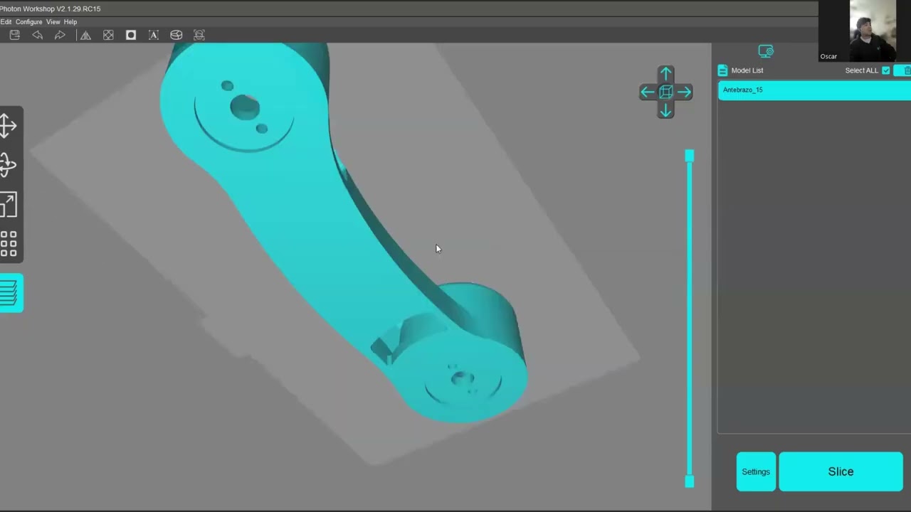 Clase imprimiendo en photon workshop