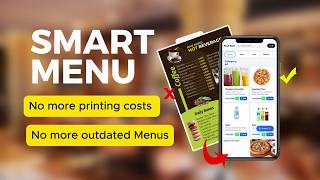 Upgrade to a smart QR code Menu screenshot 4