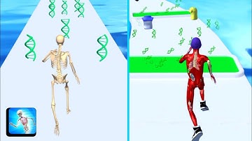 DNA Run 3D 💊💊💊  Game All Levels iOS, Android Walkthrough FREE GAMES ( Level 6 & 7 )