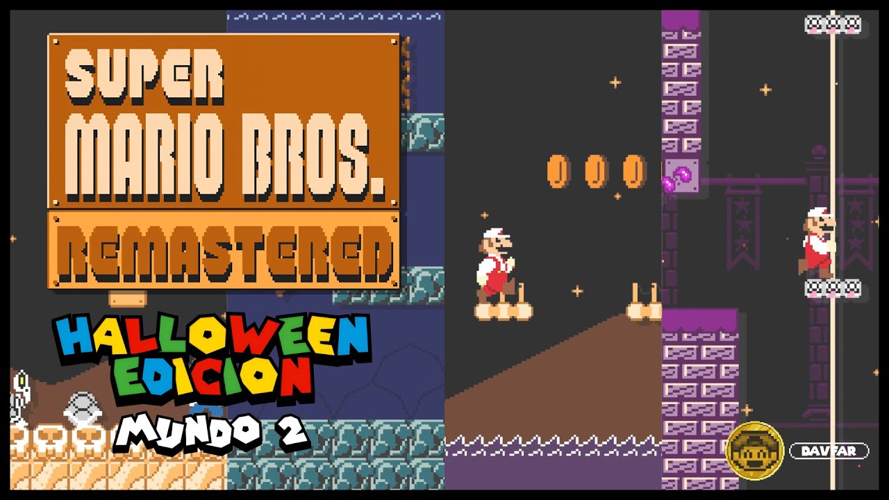 Super Mario Bros  Remasterizado HD - 🎃Halloween Edición🎃 | Mundo 2
