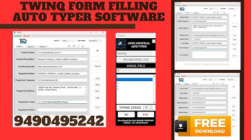 TwinQ Form Filling Auto Typer Software