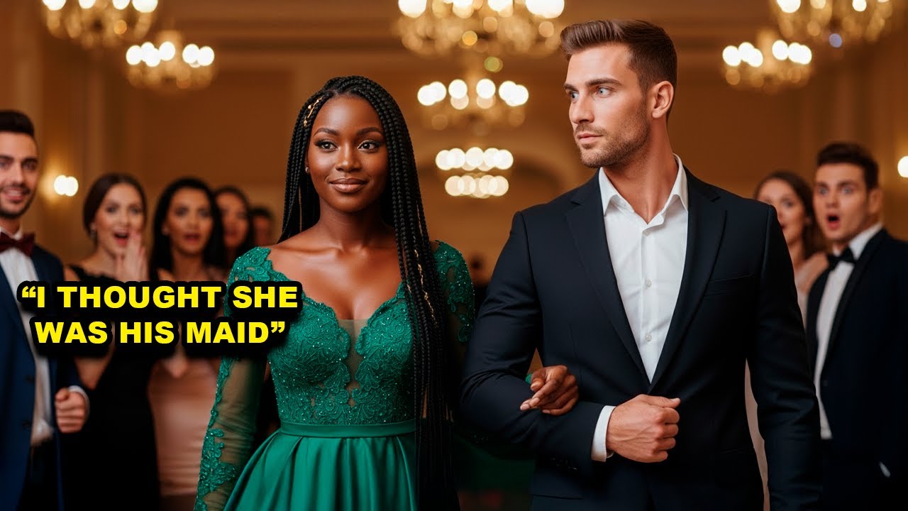 At the University Reunion, His Rich Old Classmates Laughed: “He’s Still With That Black Maid”—But...