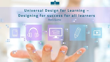 Universal Design for Learning – Designing for success for all learners