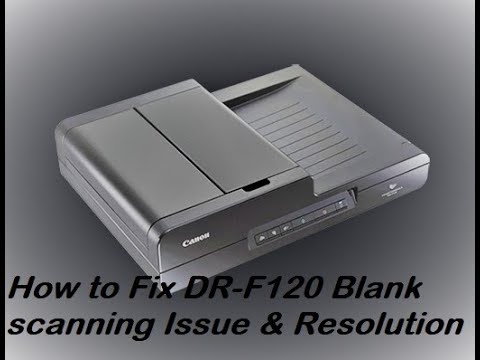 How To Fix Canon ImageFORMULA DR-F120 dedecting Issue Power Issue and Resolution