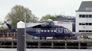 Sikorsky S92 HELIBUS GLAWX  London Battersea Heliport