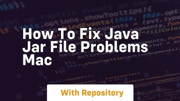 How to fix java jar file problems mac