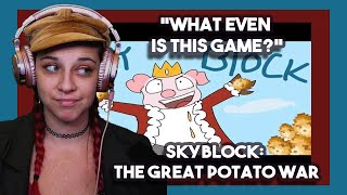 Bartender Reacts to Skyblock: The Great Potato War by Technoblade