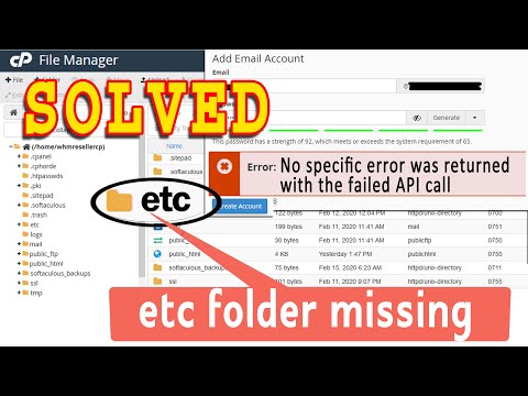 No specific error was returned with the failed API call | FIXED