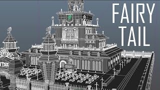 Fairy Tail Guild Building ~ 3D Modeling Timelapse