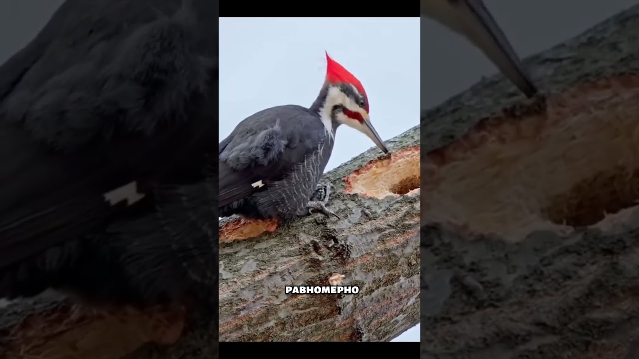 Как дятел выдерживает такие нагрузки