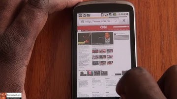 Google Nexus One Web Browser Review | Booredatwork.com