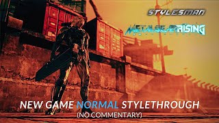 Metal Gear Rising: REVENGEANCE - New Game Normal Stylethrough (No Commentary)