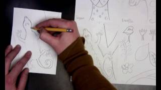 Rousseau animal sketches ( 1 of 3)