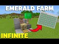 Easy INFINITE Emerald Farm Tutorial in Minecraft Bedrock (glitch)