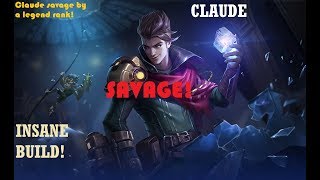 Claude Savage Legend Rank