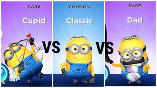 Minion Rush Cupid Vs Classic Vs Dad