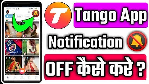 how to off notification on Tango app || Tango App notification Kaise off Karen !!