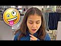 FLASHING MY GIRLFRIEND IN PUBLIC TO SEE HER REACTION! *GETS FREAKY*😳🤪💕