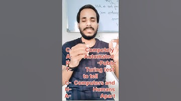 "Completely Automated Public Turing test to tell Computers and Humans Apart."