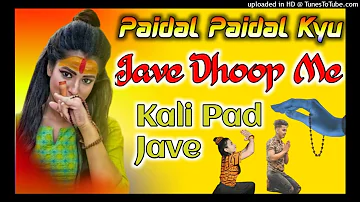 Paidal Paidal Kyu Jave Dhoop Me Kali Pad Jave||Dj Remix Bhole Songs||Hard Dholki Mix||Dj Monu Yadav