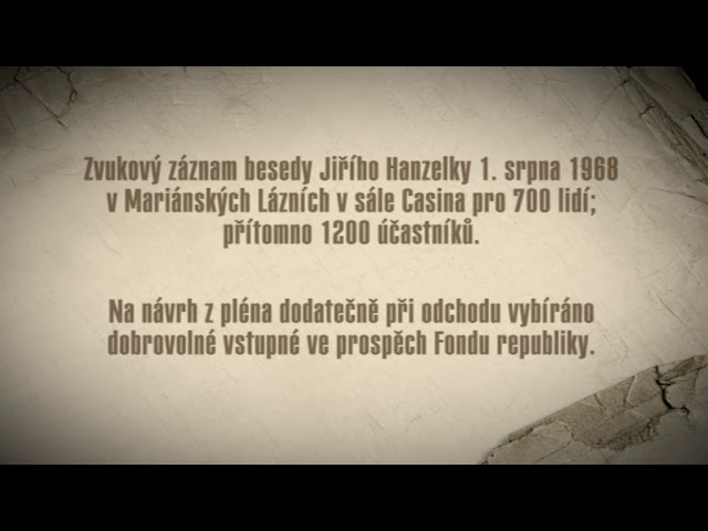 1968 Hovori Jiri Hanzelka H Z V Sovetskem Svazu Youtube
