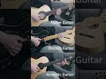 Nylon vs. Electric vs. Acoustic Guitar