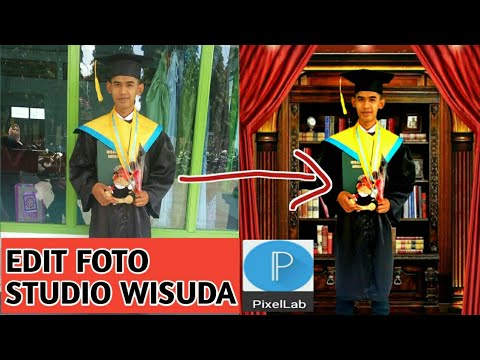 Edit Background Foto Wisuda | Edit Foto - YouTube