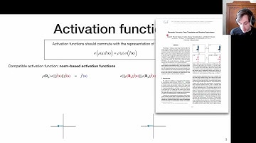 Group Equivariant Deep Learning - Lecture 2.6: Activation Functions for Steerable G-CNNs