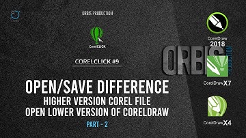 Open Higher Version Corel file in Lower Version of CorelDraw __ Corel Click #10
