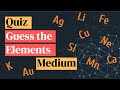 Quiz: Guess the elements from their symbol (Medium) | Science Quiz