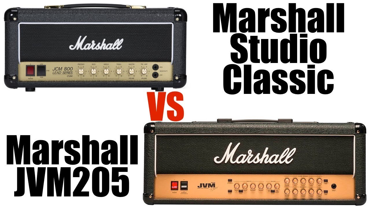 Marshall JVM205H vs Studio Classic 20