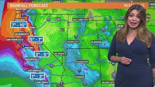 California weather: Latest rain forecast, expected totals