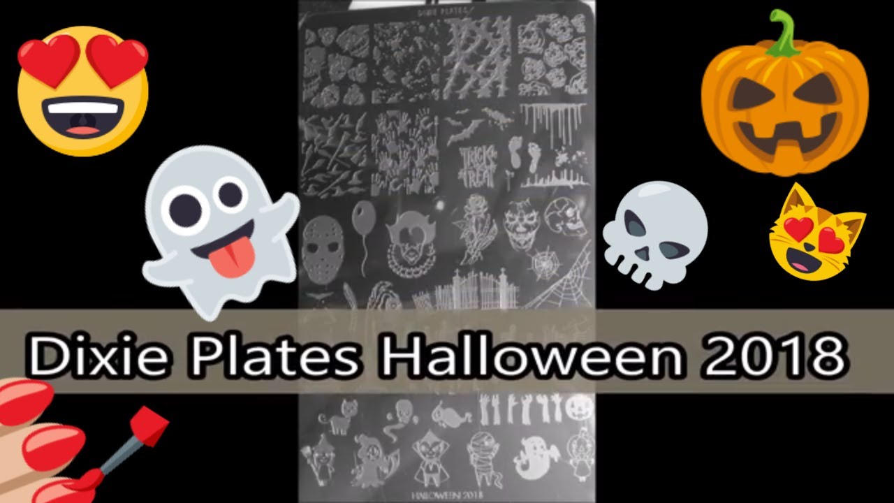 Dixie Plates Halloween 2018 Stamping Plate Product Spotlight