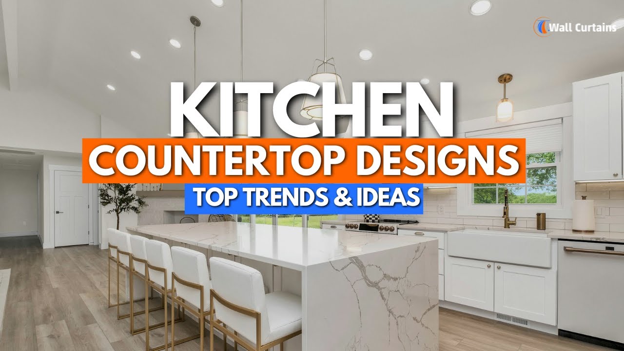 Modern Kitchen Countertop Designs 2024 | Top Trends & Ideas - YouTube