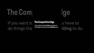 The Competitive Edge