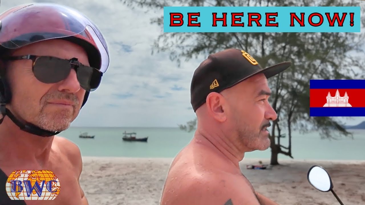 Путешествие по острову Ко Ронг, Камбоджа, на мотоцикле