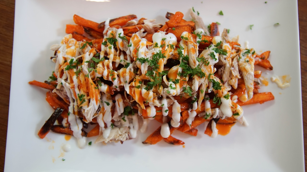 Buffalo Chicken Fries | SAM THE COOKING GUY recipe - YouTube