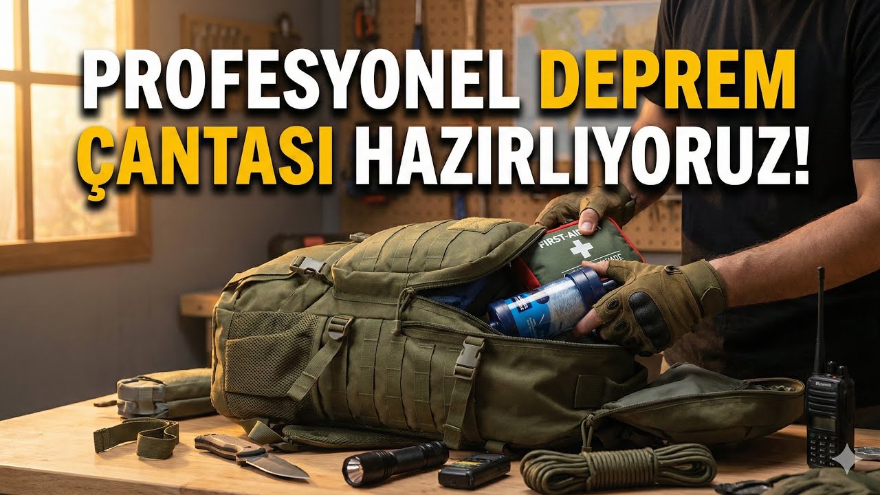 Deprem Çantası II Çantamda Neler Var? II Profesyonel Deprem Çantası Hazırlıyorum