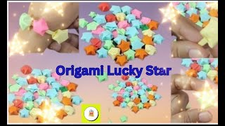 Origami Lucky Star Tutorial ⭐ Easy DIY Paper Kawaii⭐3D Paper Star|Paper Craft