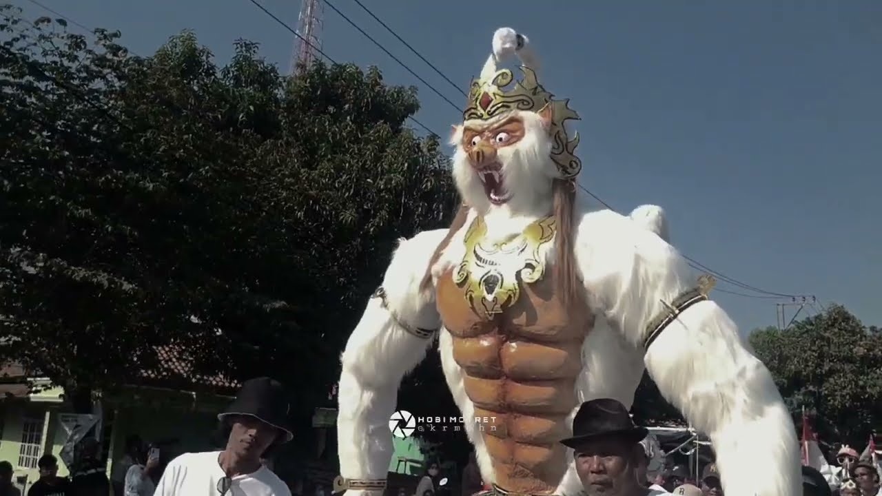HANOMAN dari blok IM (Kubang jaya) Songgom lor... karnaval memperingati HUT RI ke 79. 2024