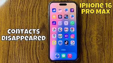How to Fix Contacts Disappeared from iPhone 16 Pro Max #new