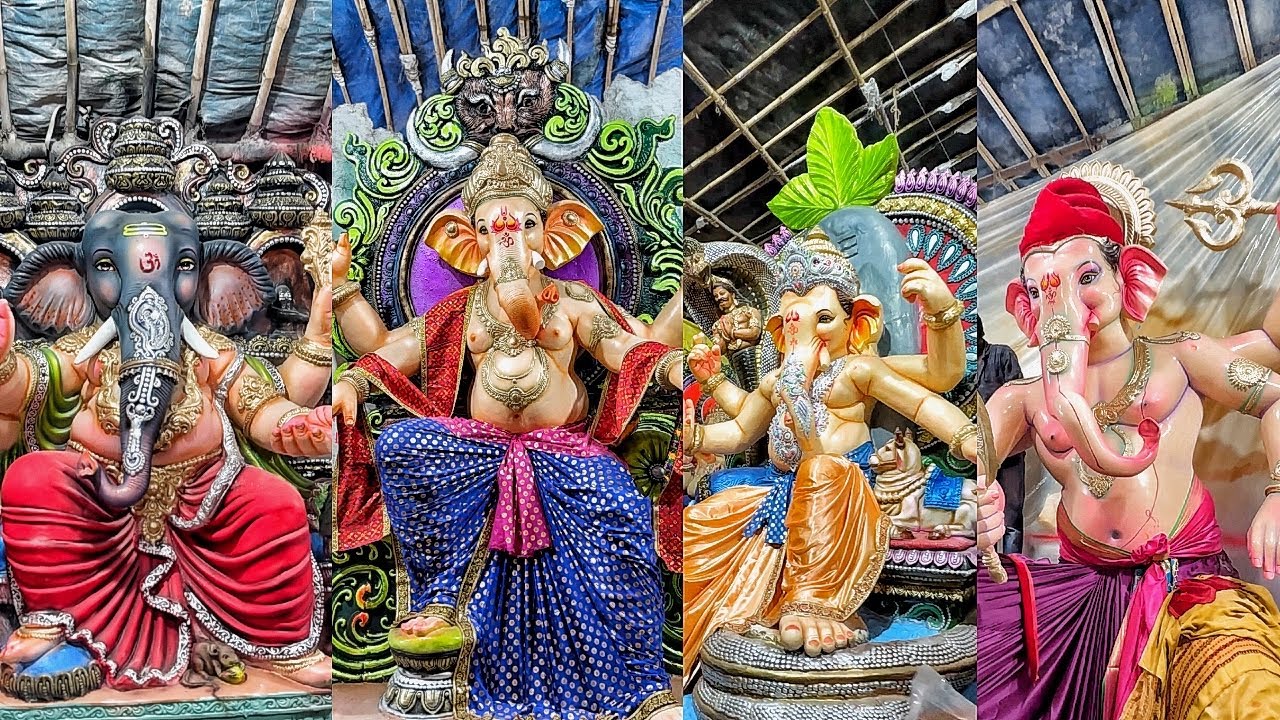 Rahul Kalakar Ganesh Idols 2025 || unique Ganesh idols low Prices #nagoleganeshidols #ganesha