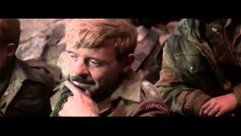 Bittrich and Frost chocolate scene in A Bridge too Far 1977