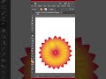 how to create and orange flower tutorial adobe illustrator #graphicdesigntutorial