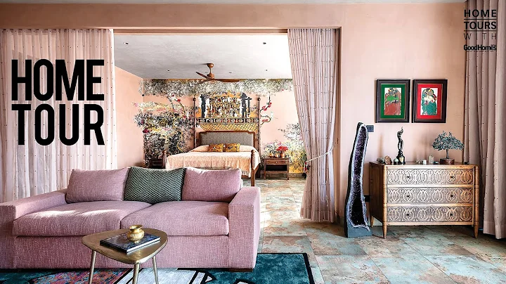 An exclusive tour of a colourful home in Hyderabad...