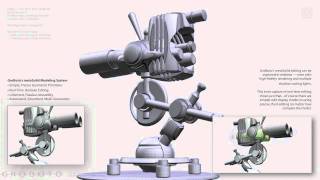 Metasolid Modeling - Nickelage Binojector - Real-Time Booleans Auto-Mesh