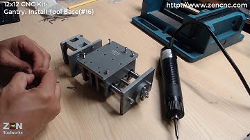 12x12 CNC Kit Instruction: Z Axis - Tool Plate Install