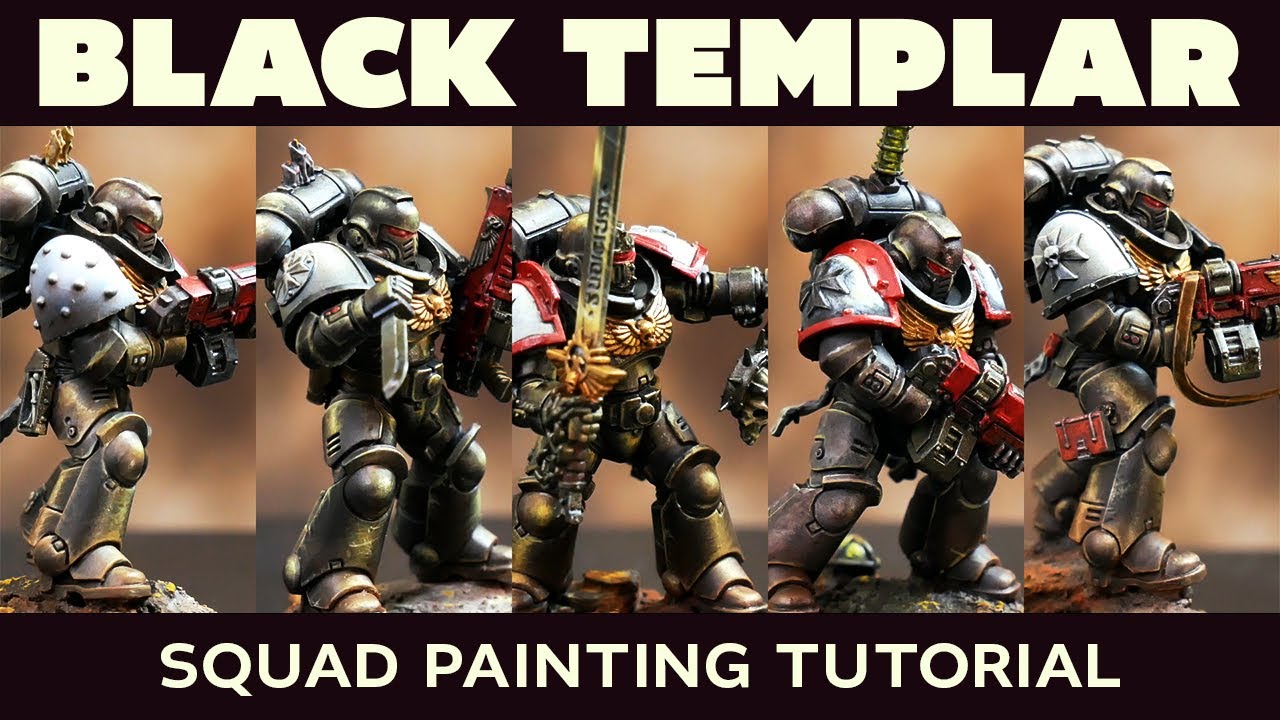 Painting Black Templar Space Marines in warmer colors for Warhammer 40k ...