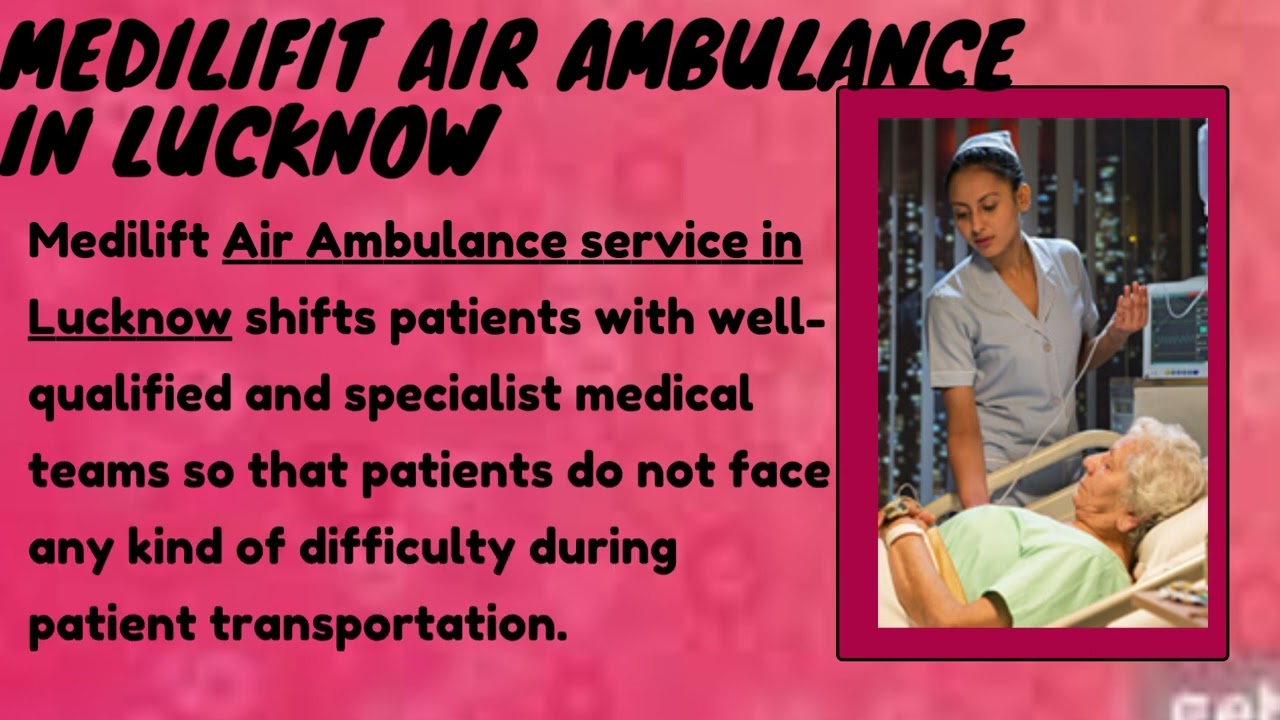 Air Ambulance Service in Allahabad and Lucknow by Medilift